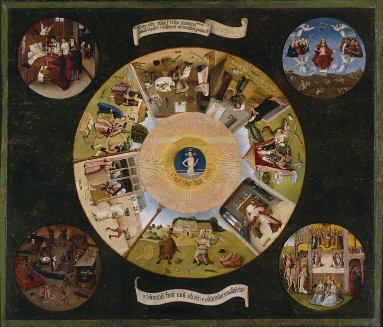 Hieronymus Bosch The Seven Deadly Sins and the Four Last Things 1 768x655